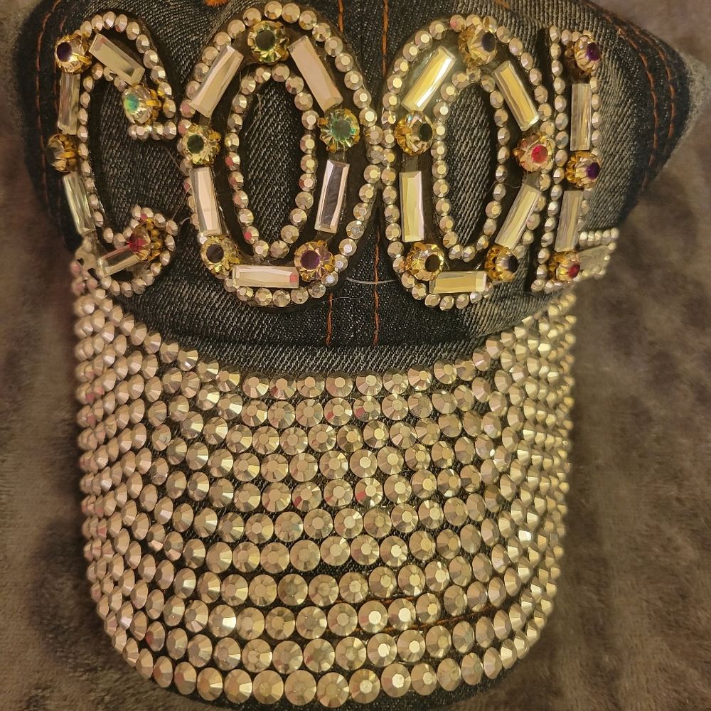 New Rhinestone jean hat